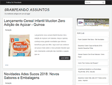 Tablet Screenshot of grampeandoassuntos.com